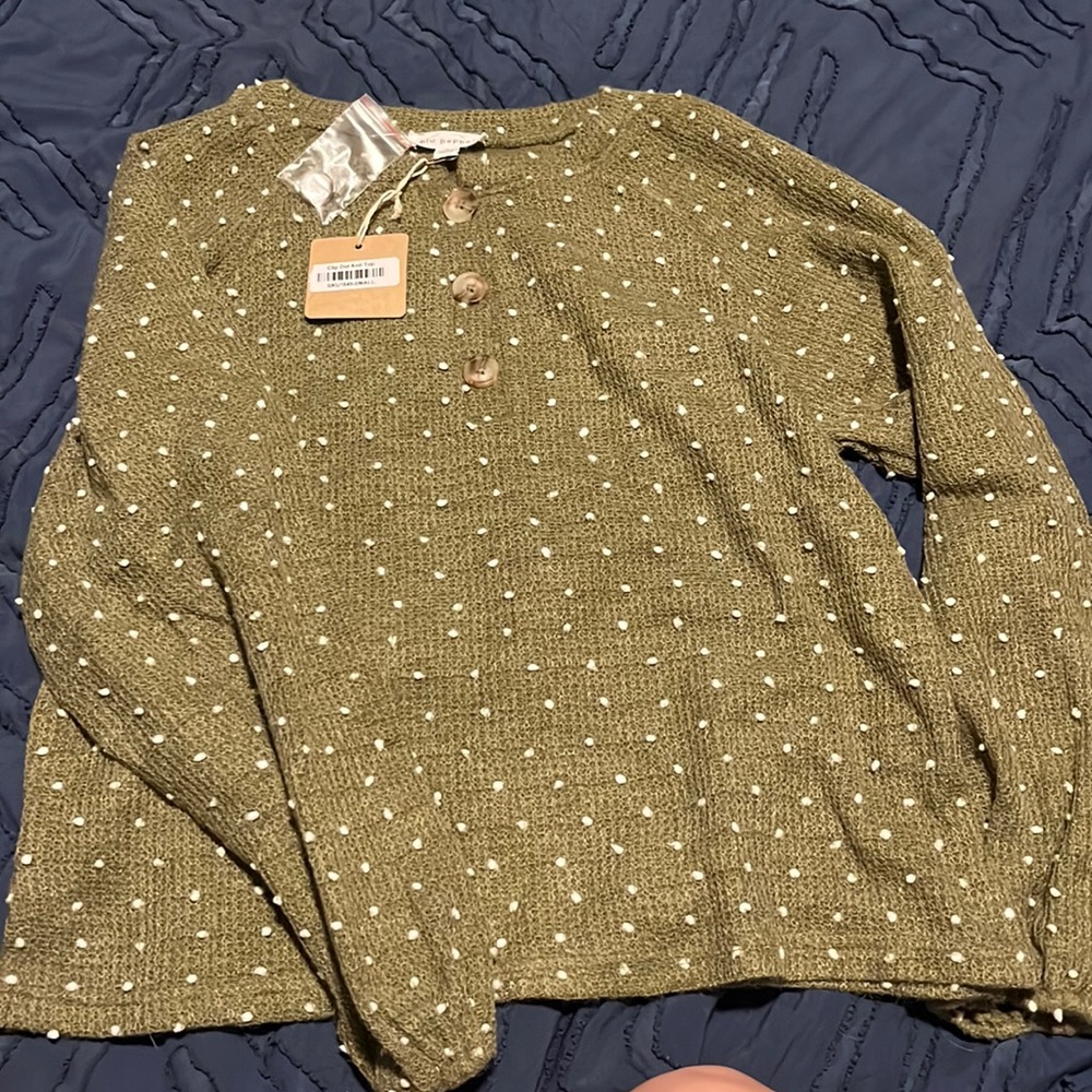Blu Pepper Knit Top